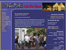 Tablet Screenshot of dierose.de